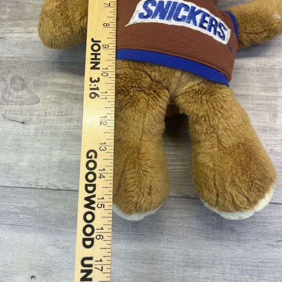 Vintage 1987 14” Mars Snickers Candy Bar Plush Teddy Bear Heartline - Picture 4 of 6